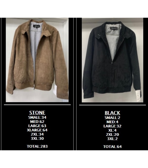 Suede Jacket. 954pcs. FOB Toronto,Canada